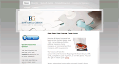 Desktop Screenshot of bowmangibson.net